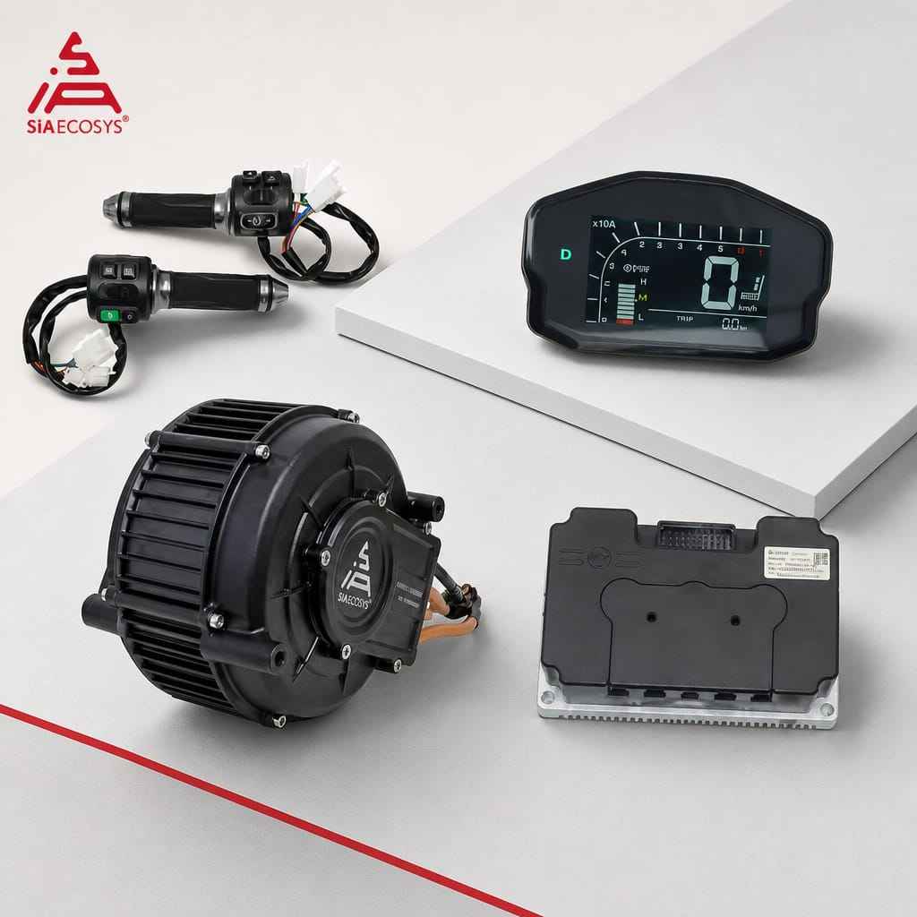 Kit moteur central PMSM QSMOTO - Mid Drive Motor Kit 72V 5000W avis et prix