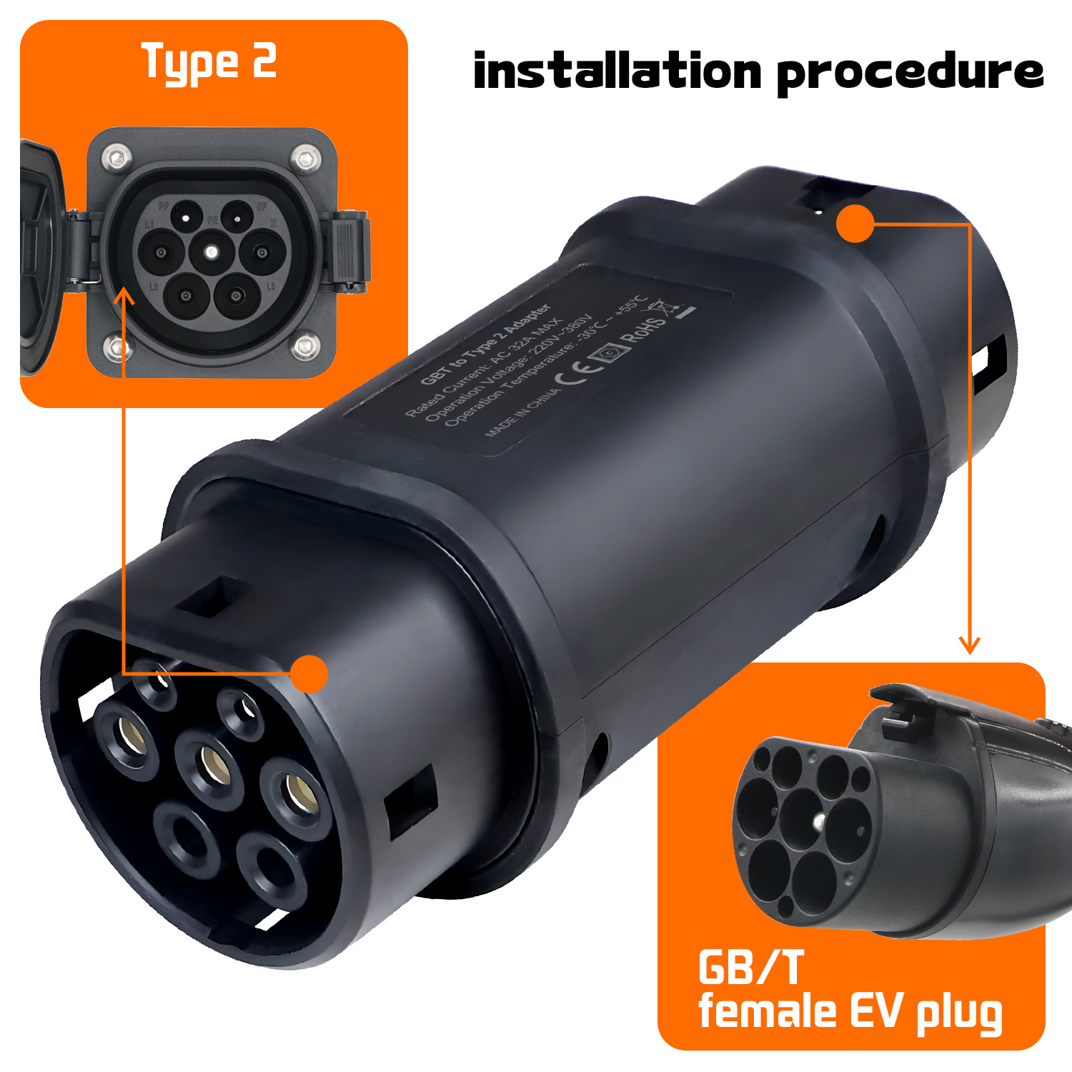 GOODCELL EV chargeur Station a - Ev Charger Type 2 22Kw 32A 3 Phase avis et prix