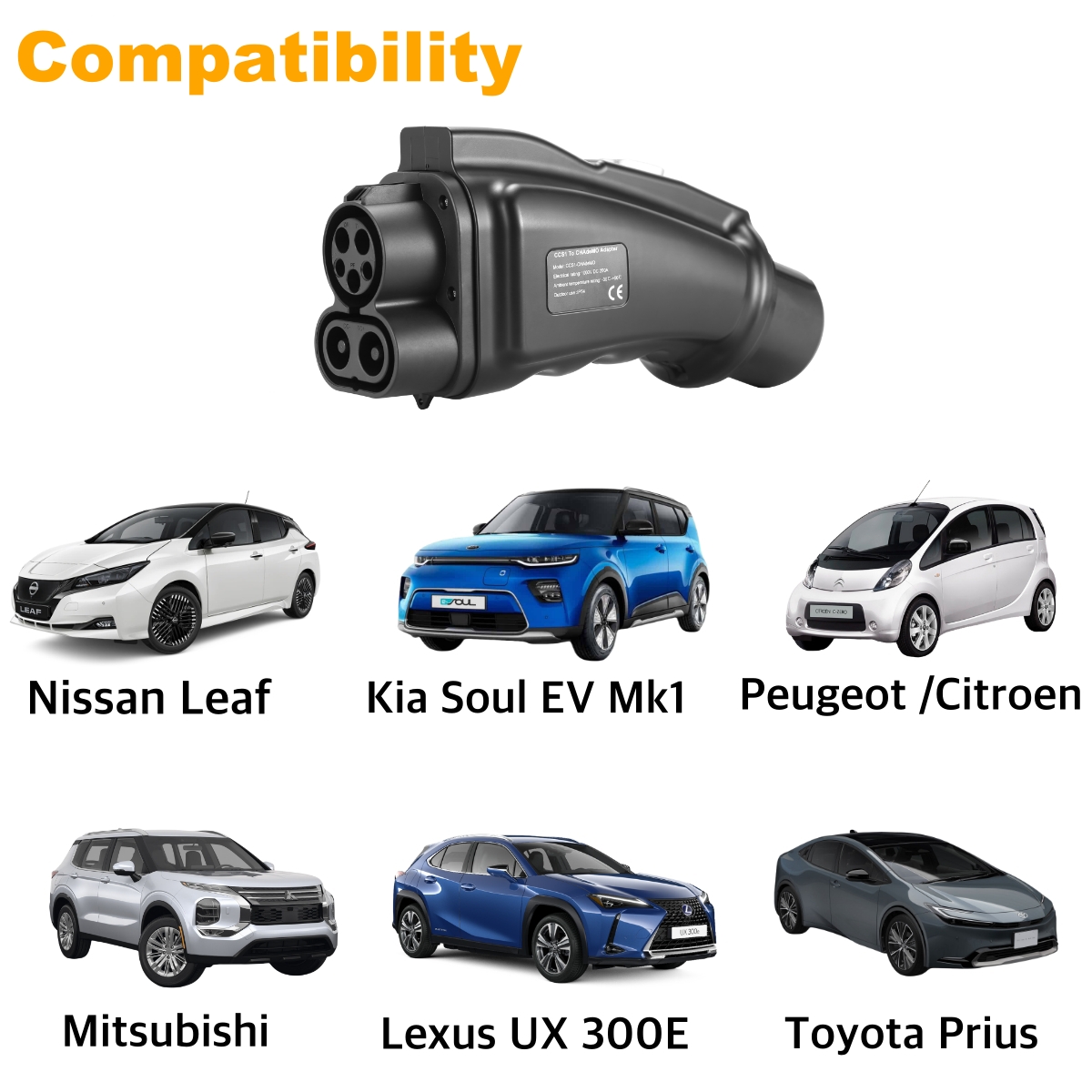 Adaptateur EVcharger4U CCS1 ve - Chademo To Ccs Combo 1 Adapter avis et prix